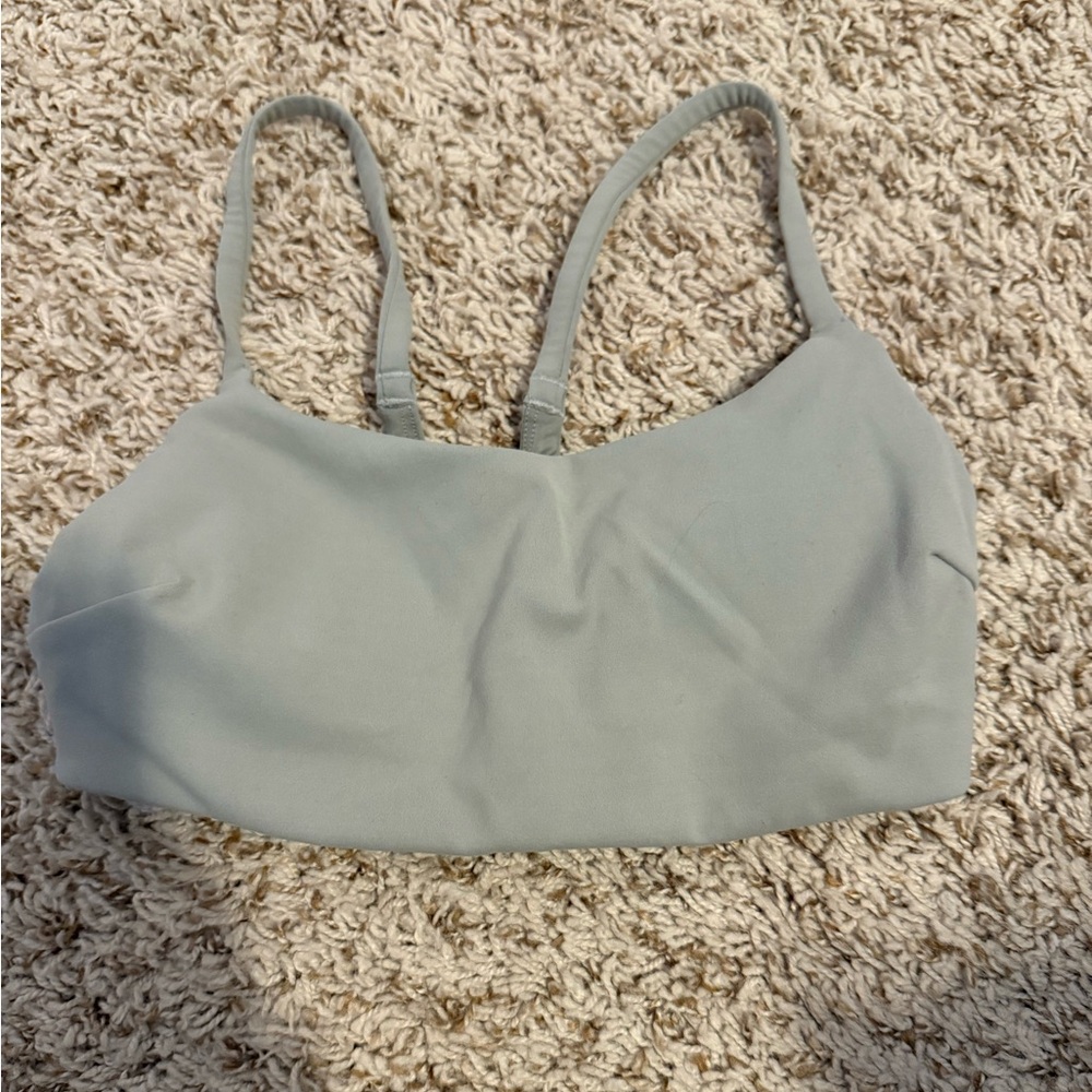Lululemon Light Gray/Tan Sports Bra